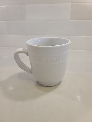 Staub Dinnerware Single White Mug Coffee Tea Cup 13oz Replacemen