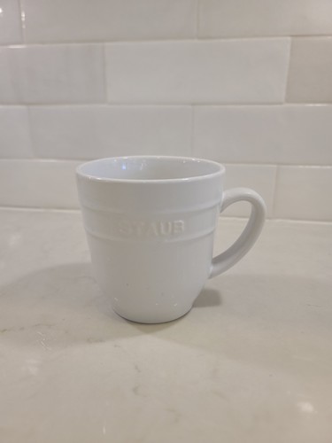 Staub Dinnerware Single White Mug Coffee Tea Cup 13oz Replacemen - photo 4
