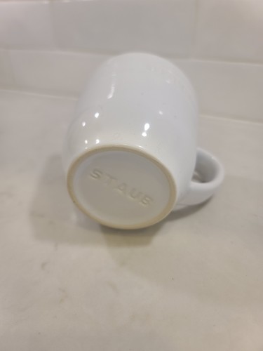 Staub Dinnerware Single White Mug Coffee Tea Cup 13oz Replacemen - photo 5