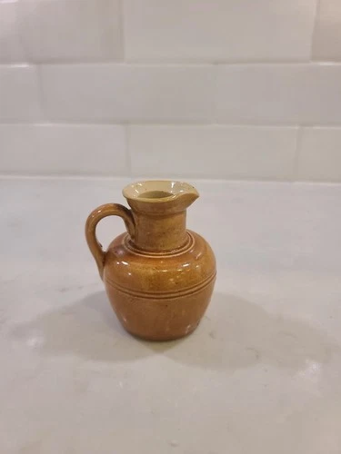 Vintage Buchan Portobello Stoneware Jug Scotland Thistle Brown G