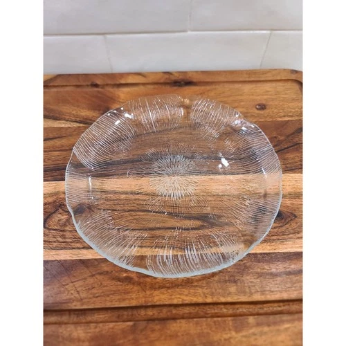 12 Arcoroc France Fleur Glass Salad Plates - 7.5" - photo 2