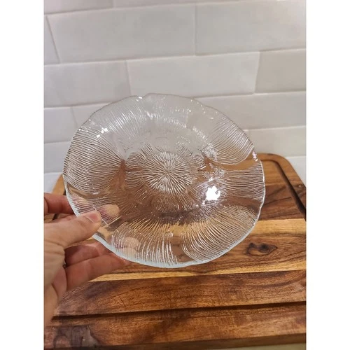 12 Arcoroc France Fleur Glass Salad Plates - 7.5" - photo 4