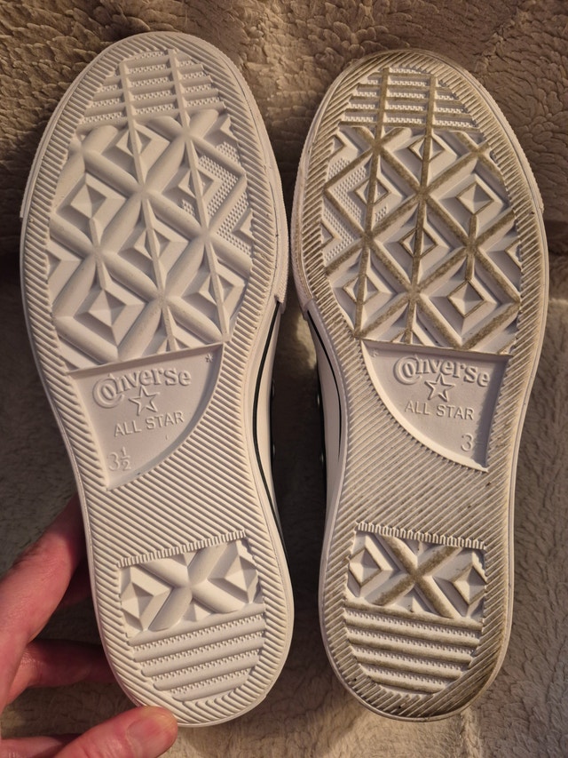 Leather Converse All-Star Platform Women Sneakers Size 5.5 - NEW - photo 4