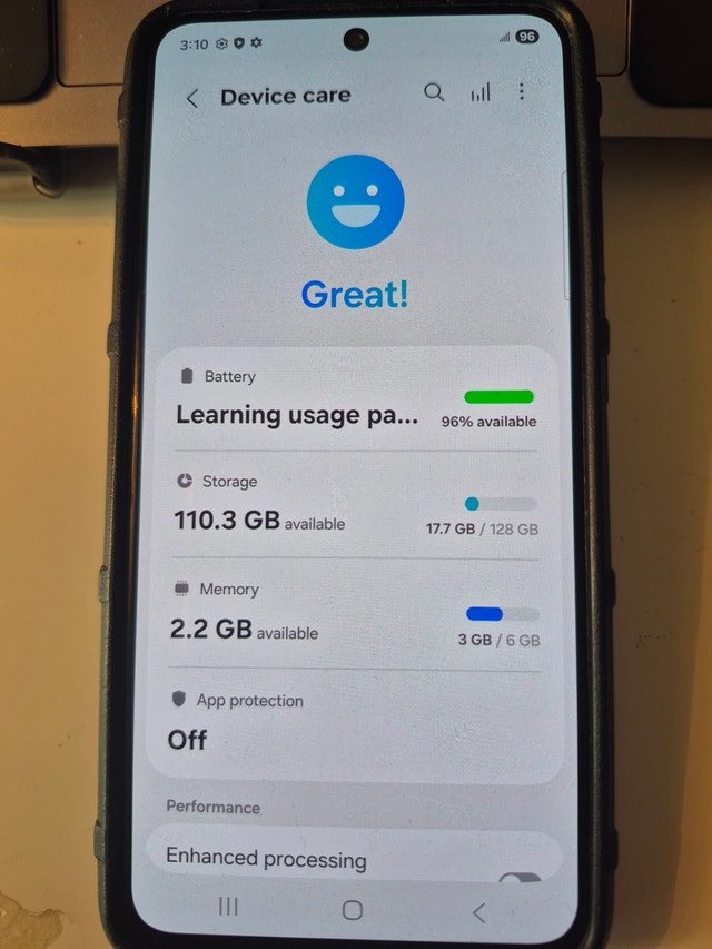 Unlocked Samsung Galaxy S21 FE 5G - Good Condition - Black - photo 5