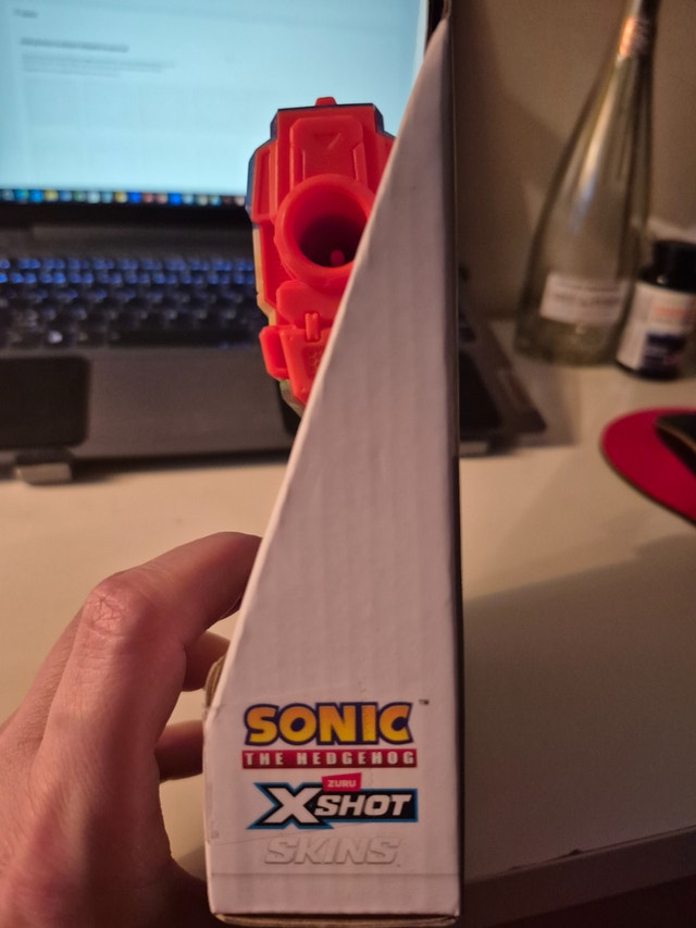 Zuru XShot Sonic The Hedgehog Air Pocket Tech w/8 bullets - NEW - photo 3