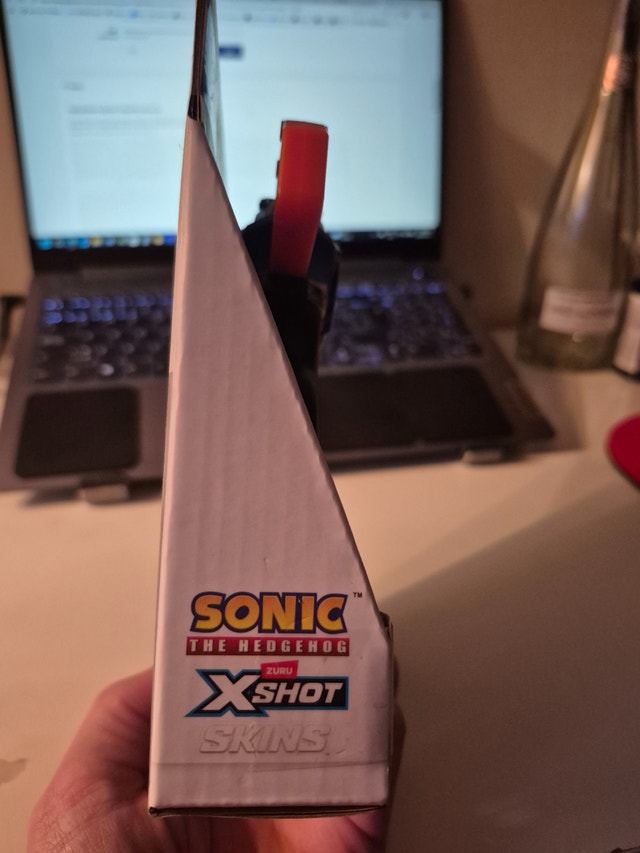 Zuru XShot Sonic The Hedgehog Air Pocket Tech w/8 bullets - NEW - photo 4