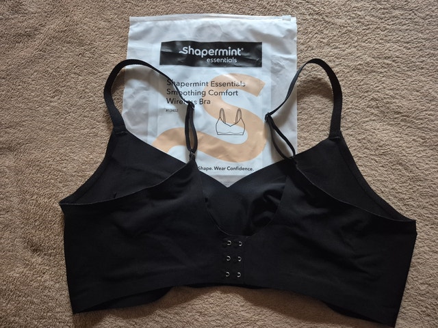 Shapermint Essentials Smoothing Comfort Wireless Bra - Black 2XL - photo 4
