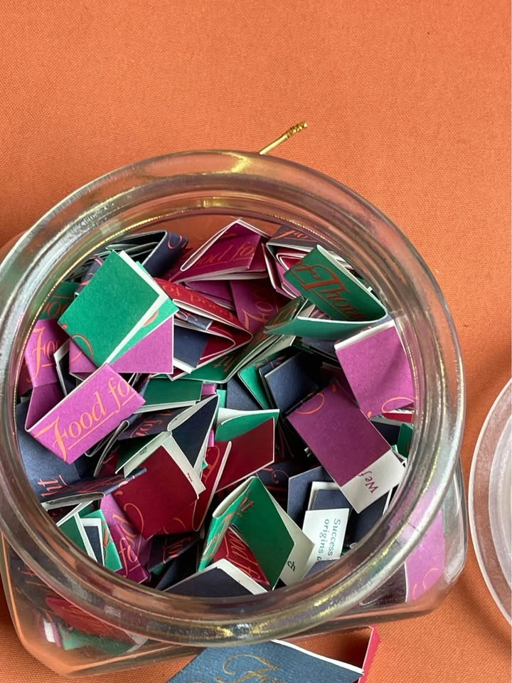 Food for thought motivational quotes jar - photo 2