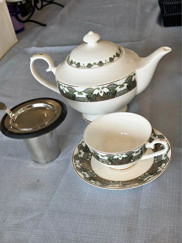 12 piece Teavana Fine Bone China Tea Set
