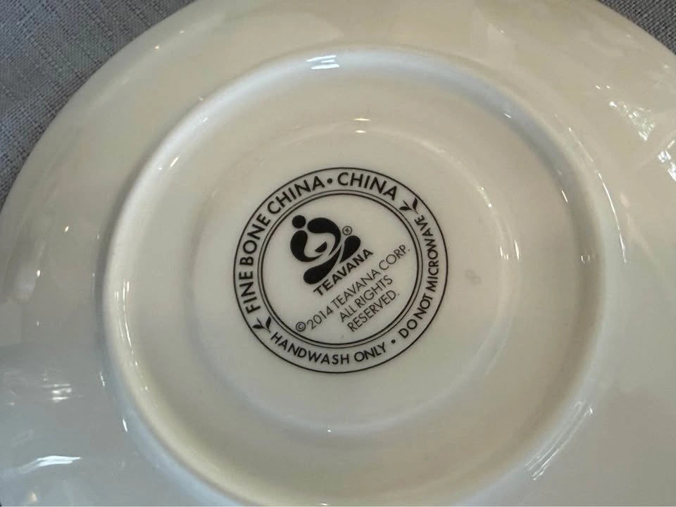 12 piece Teavana Fine Bone China Tea Set - photo 4