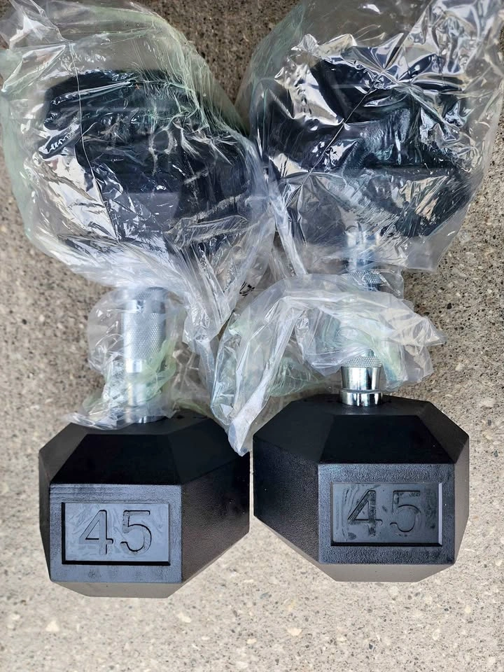 45lb Hex Dumbbell Pair - Free Delivery North York/Vaughan