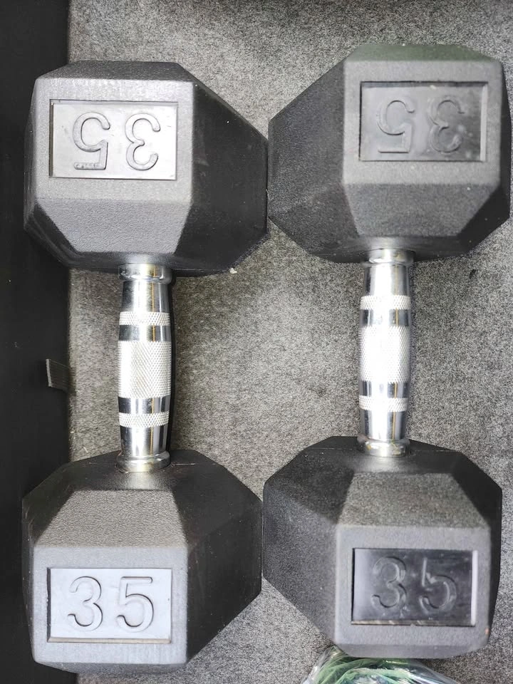 35lb Hex Dumbbell Pair - Free Delivery North York & Vaughan