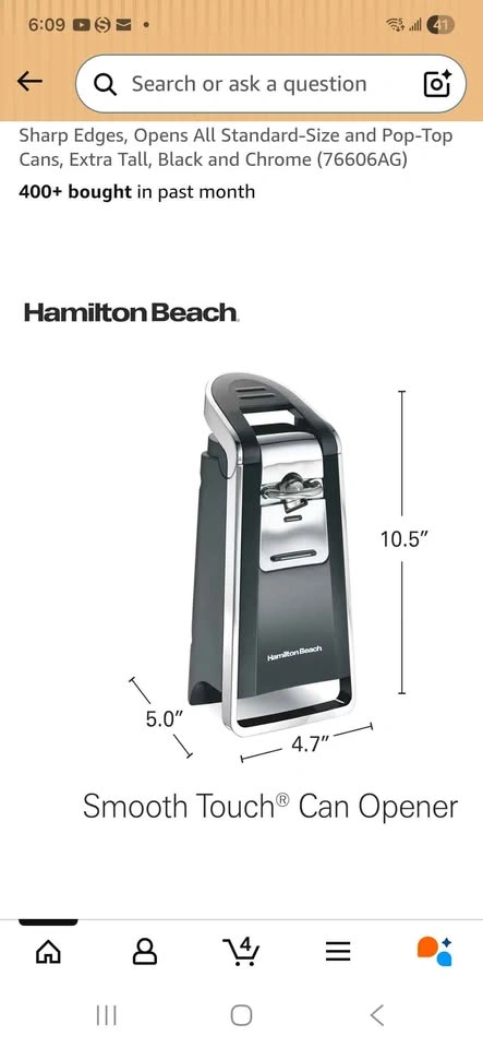 Hamilton Beach Electric Can Opener - photo 3