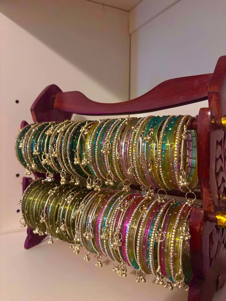 Viral Kashmiri Bangles / Rain Drop Glasses - photo 2
