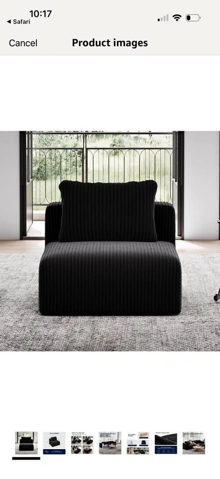 New- Armless Modular Sofa Seat