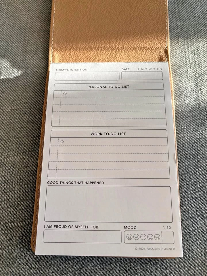 Passion Planner Daily Task Planner Agenda Calendar