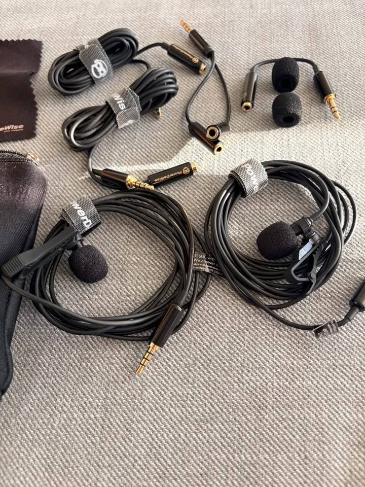 Dual Lavalier Microphone Set for DSLR Camera - photo 2