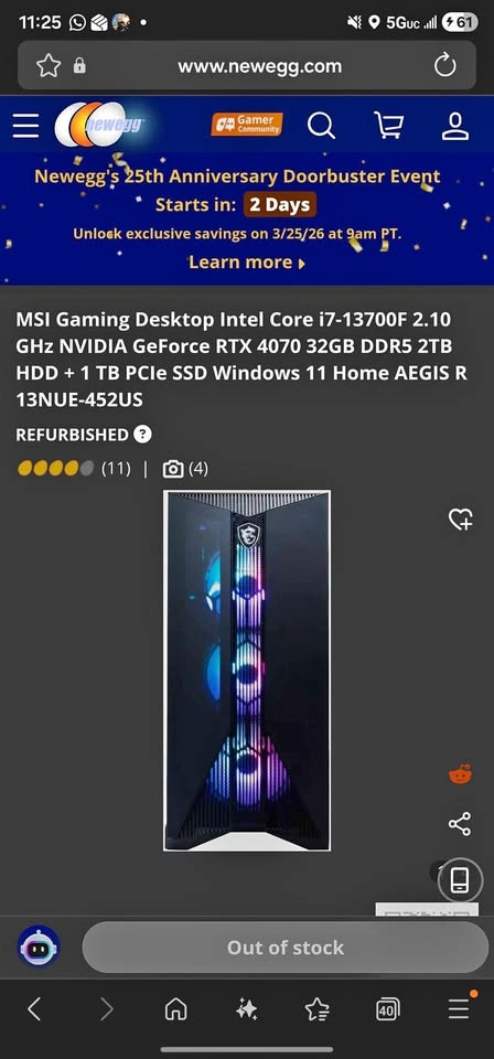 High End Gaming Desktop