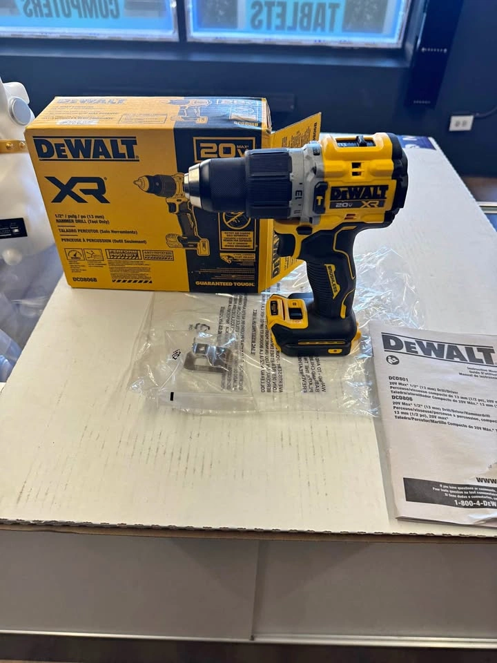DEWALT 20V XR Brushless Hammer Drill (Tool-Only)