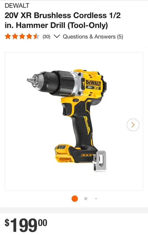 DEWALT 20V XR Brushless Hammer Drill (Tool-Only) - photo 5