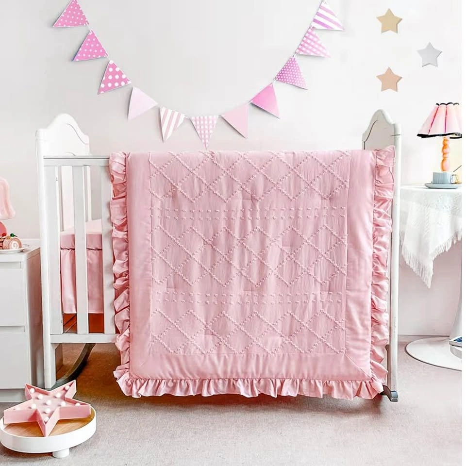 Girls Crib Bedding Set - 3 Piece