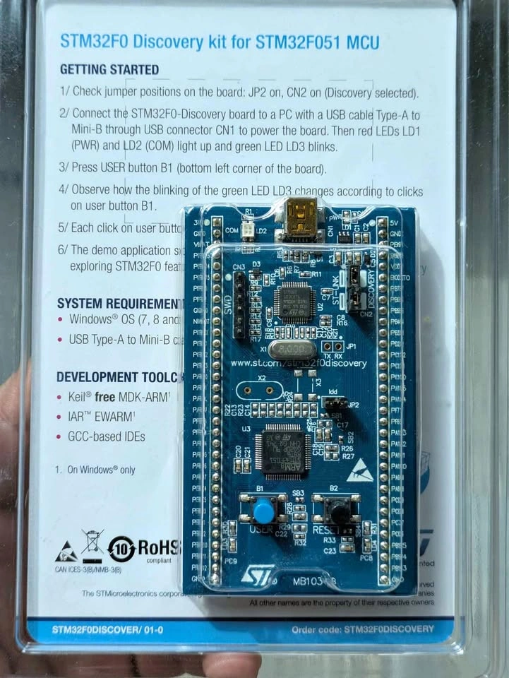 STM32 F0 Microcontroller Development Board