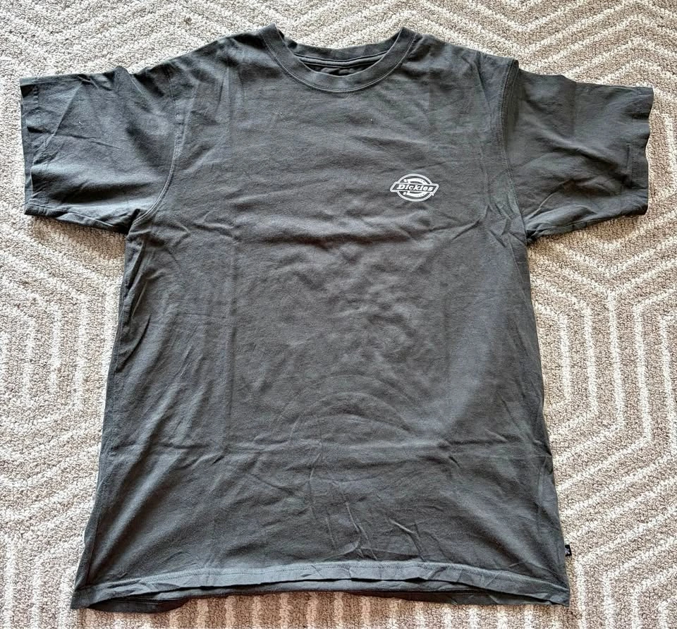Dickies T Shirt Large Black Logo Graphic Workwear Streetwear Tee