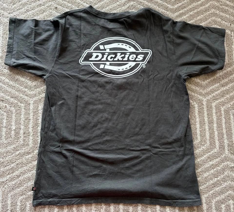 Dickies T Shirt Large Black Logo Graphic Workwear Streetwear Tee - photo 2