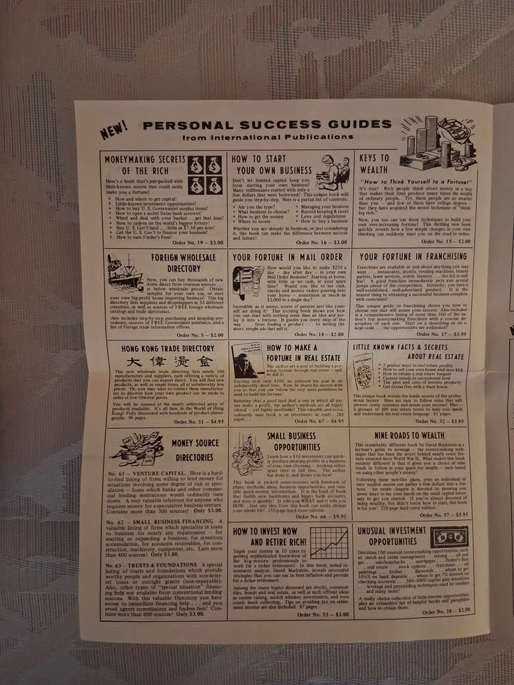Vintage 1970's "Library of Little-Known Facts" Catalog - photo 2