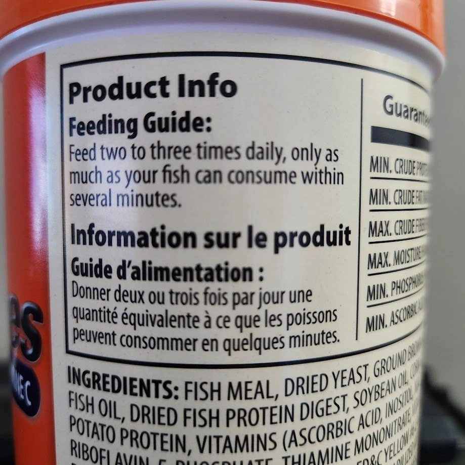 Tetra Goldfish Flake Fish Food - Half Full Container - photo 3