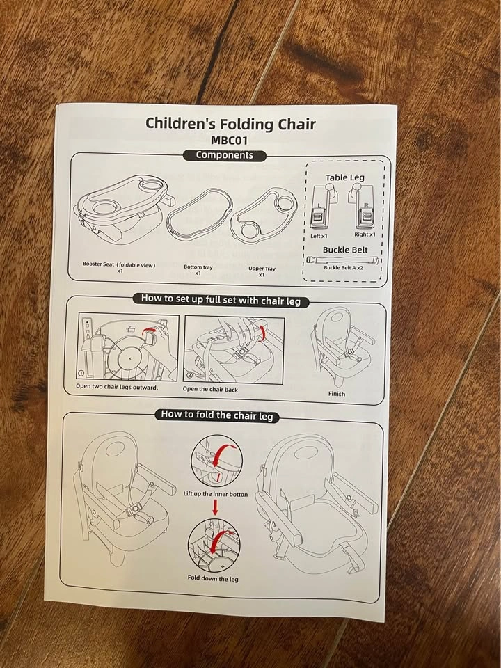 New Folding Baby Seat Booster Chair - photo 5