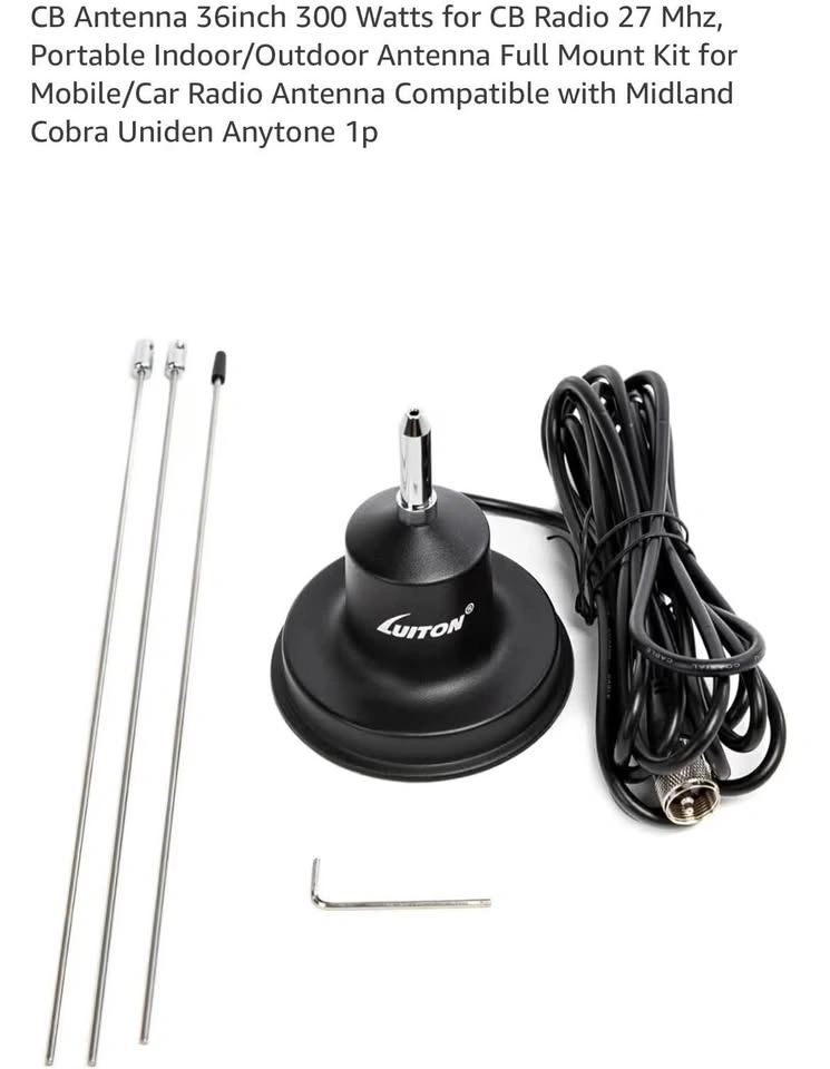 NEW CB Antenna 36" 300W for CB Radio (27 MHz)