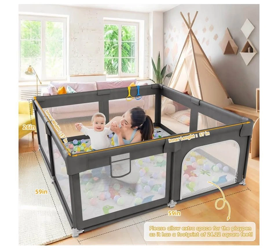 NEW Palopalo 59x59inch Baby Playpen - photo 2