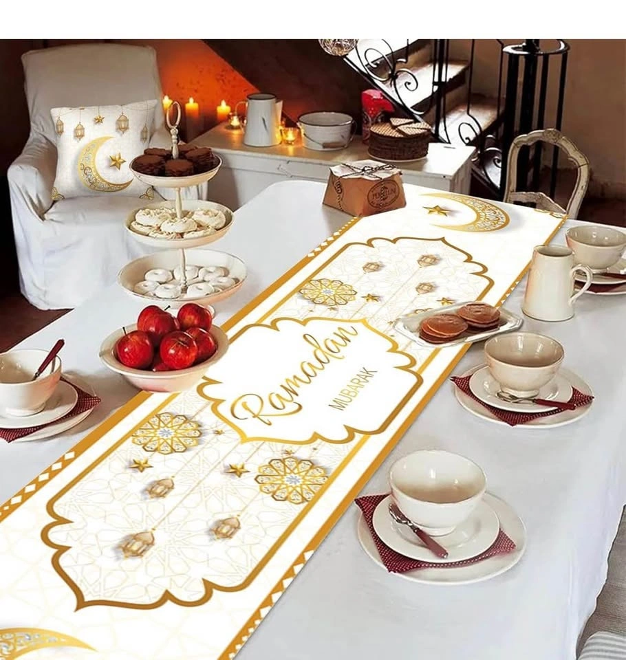 NEW 5pc Ramadan Decorations & Eid Mubarak Table Runner - photo 4