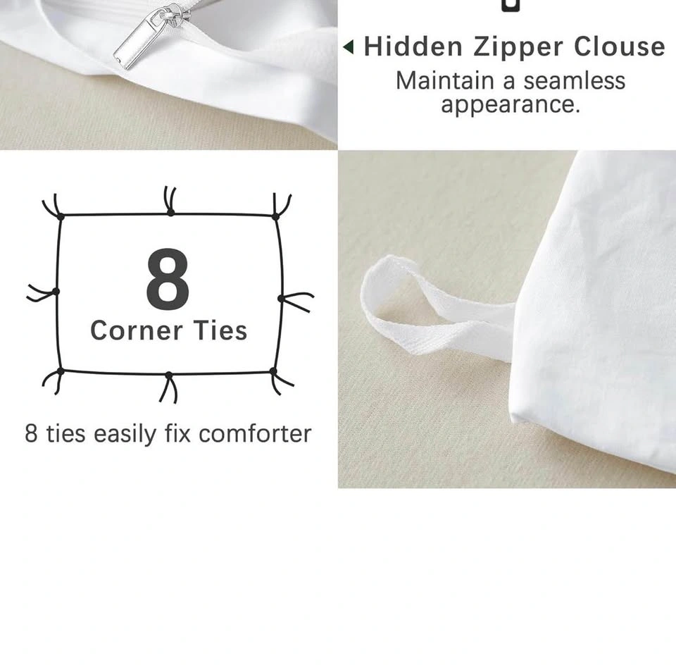 NEW ATsense Duvet Cover 3-Piece Queen and King sizes - photo 3