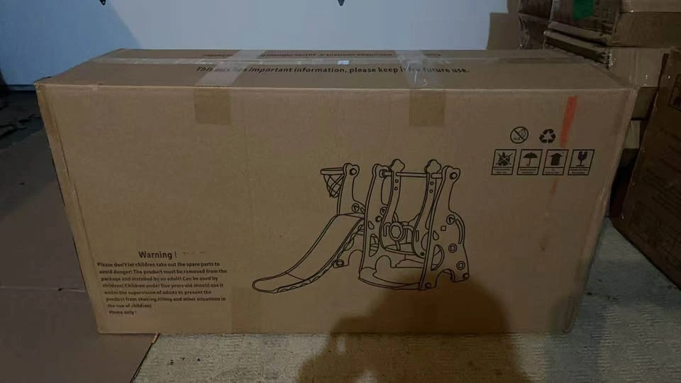 NEW 3-in-1 Slide and Swing Set with Basketball Hoop - photo 5