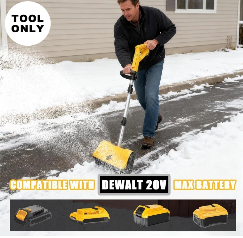 New 12" Cordless Snow Blower/Shovel, 20V, w/ Directional Plate - photo 5