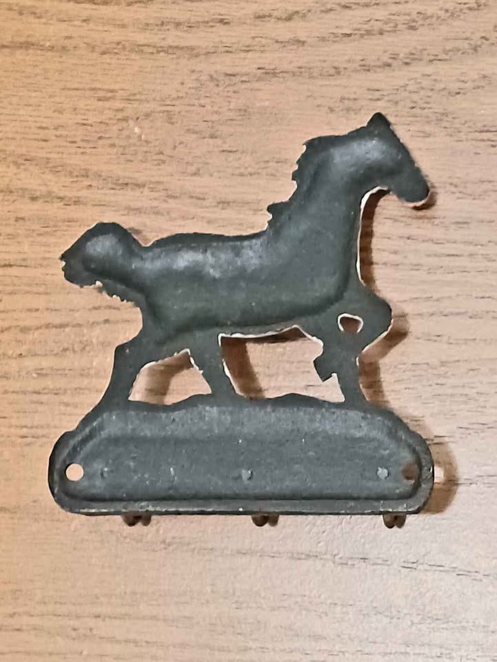 Cast Iron Hand Painted Prancing Horse - photo 3