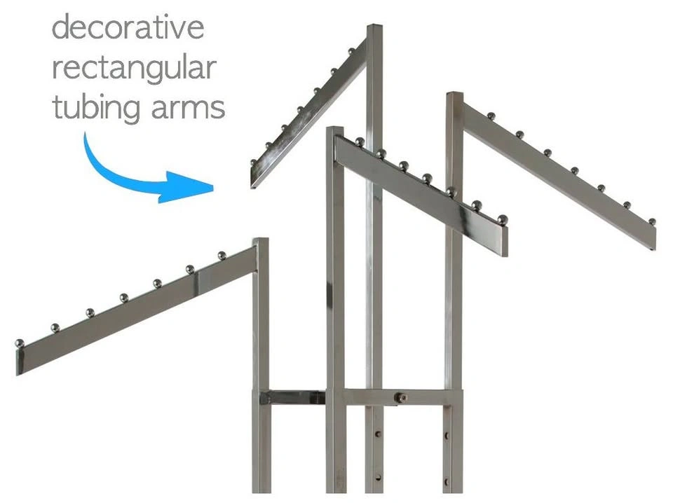 New Heavy Duty Chrome 4 Way Clothing Rack - photo 3