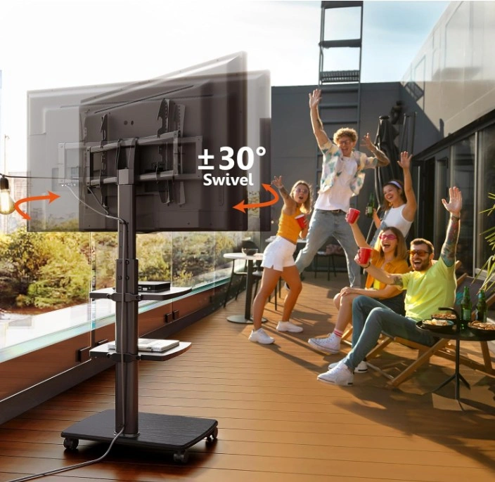 New Mobile TV Stand with Swivel Mount & Wheels - photo 2