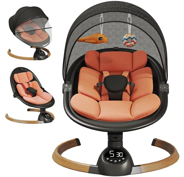 New Electric Portable Baby Swing - Bluetooth, Music, 5 Speeds