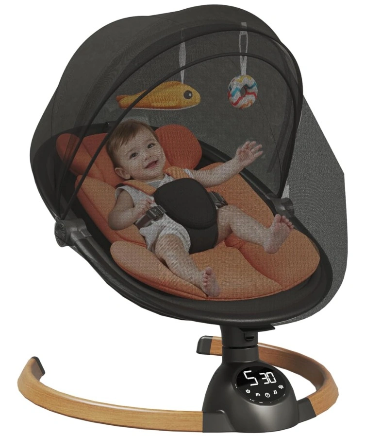 New Electric Portable Baby Swing - Bluetooth, Music, 5 Speeds - photo 4