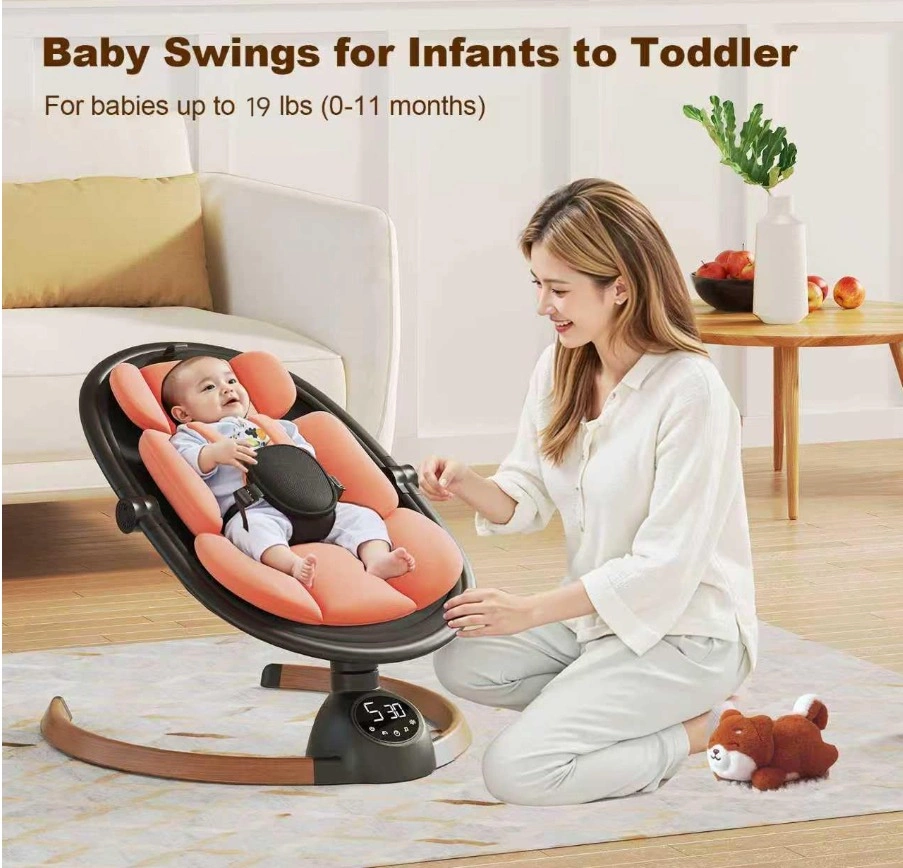 New Electric Portable Baby Swing - Bluetooth, Music, 5 Speeds - photo 5
