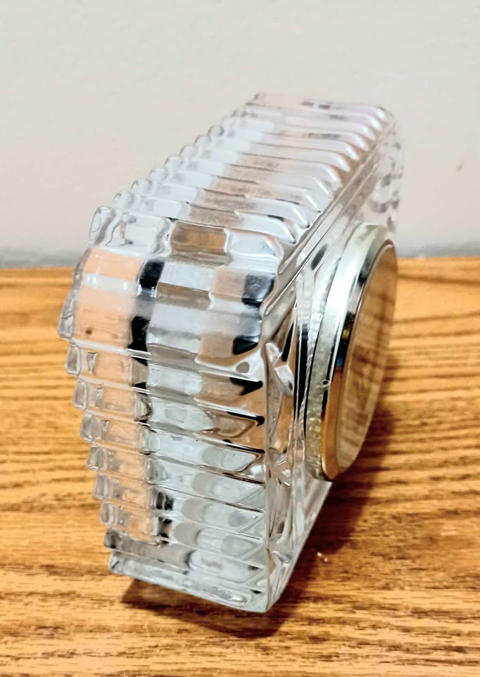 Vtg. Royal Doulton Crystal Clock - photo 4