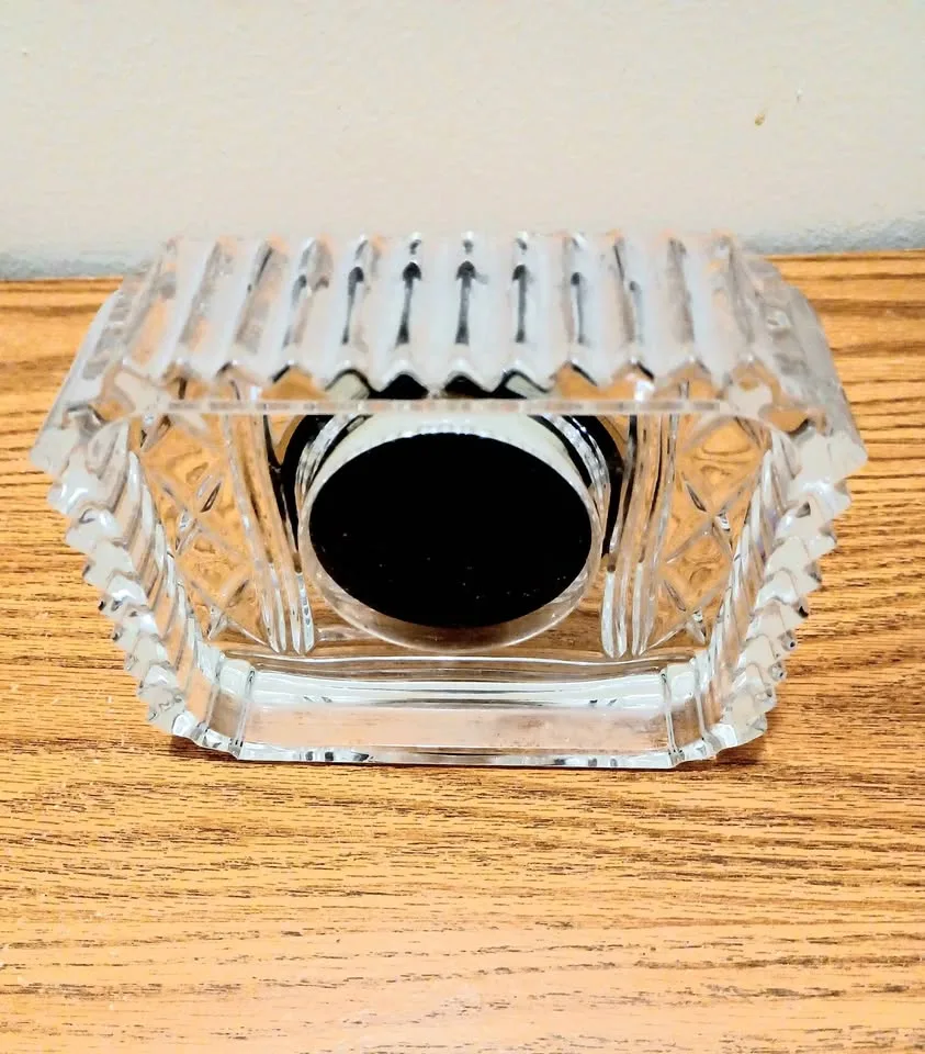 Vtg. Royal Doulton Crystal Clock image indicator(5)