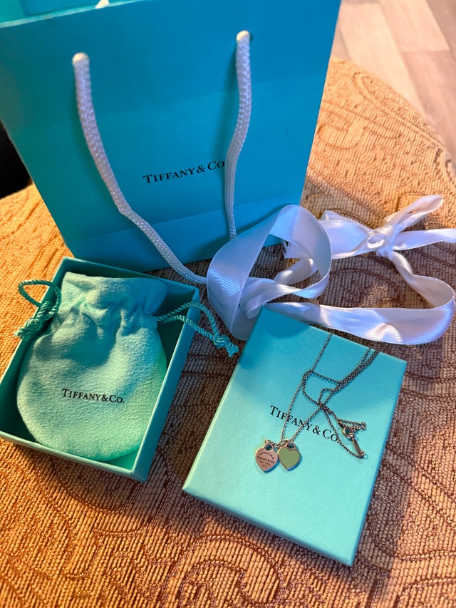 Authentic Return to Tiffany Double Heart Necklace