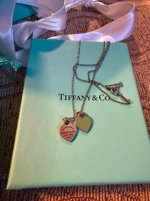 Authentic Return to Tiffany Double Heart Necklace - photo 2