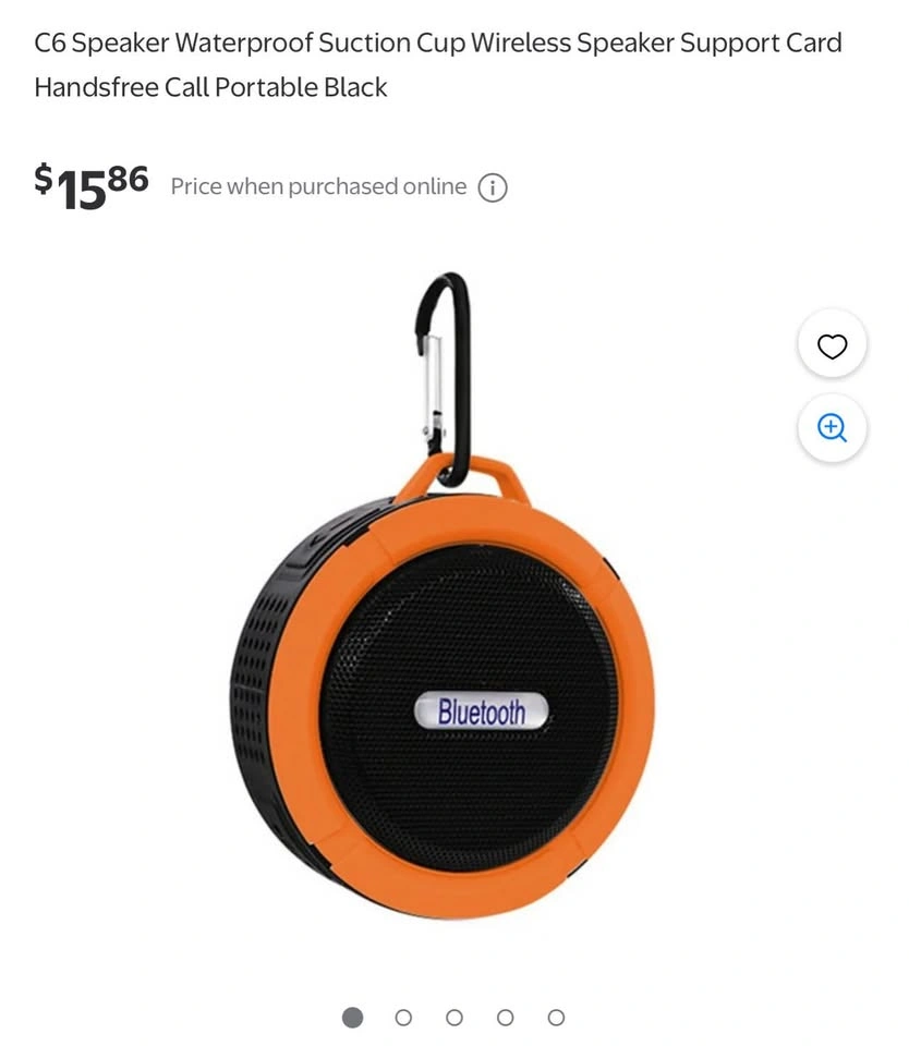 C6 Speaker Waterproof Wireless Speaker - photo 2