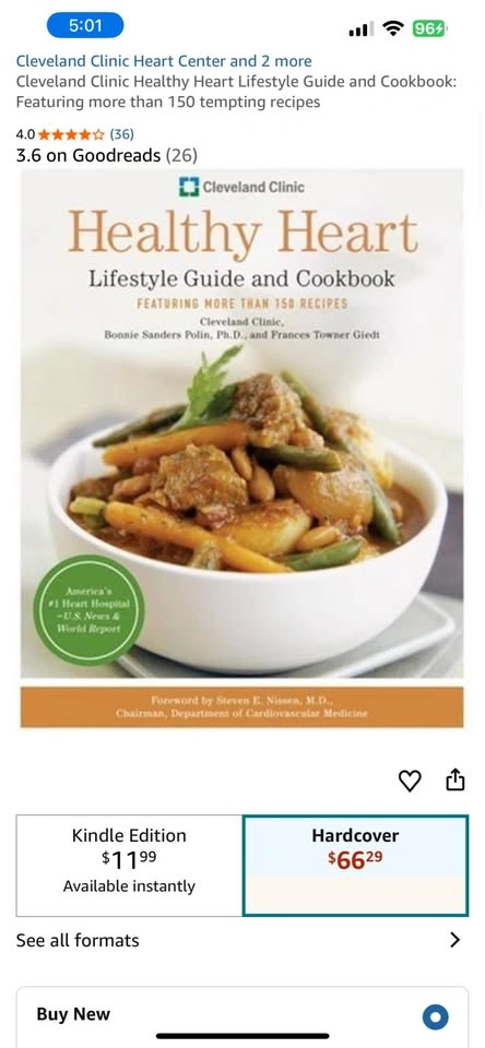 Cleveland Clinic Healthy Heart Lifestyle Guide and Cookbook: Har - photo 2