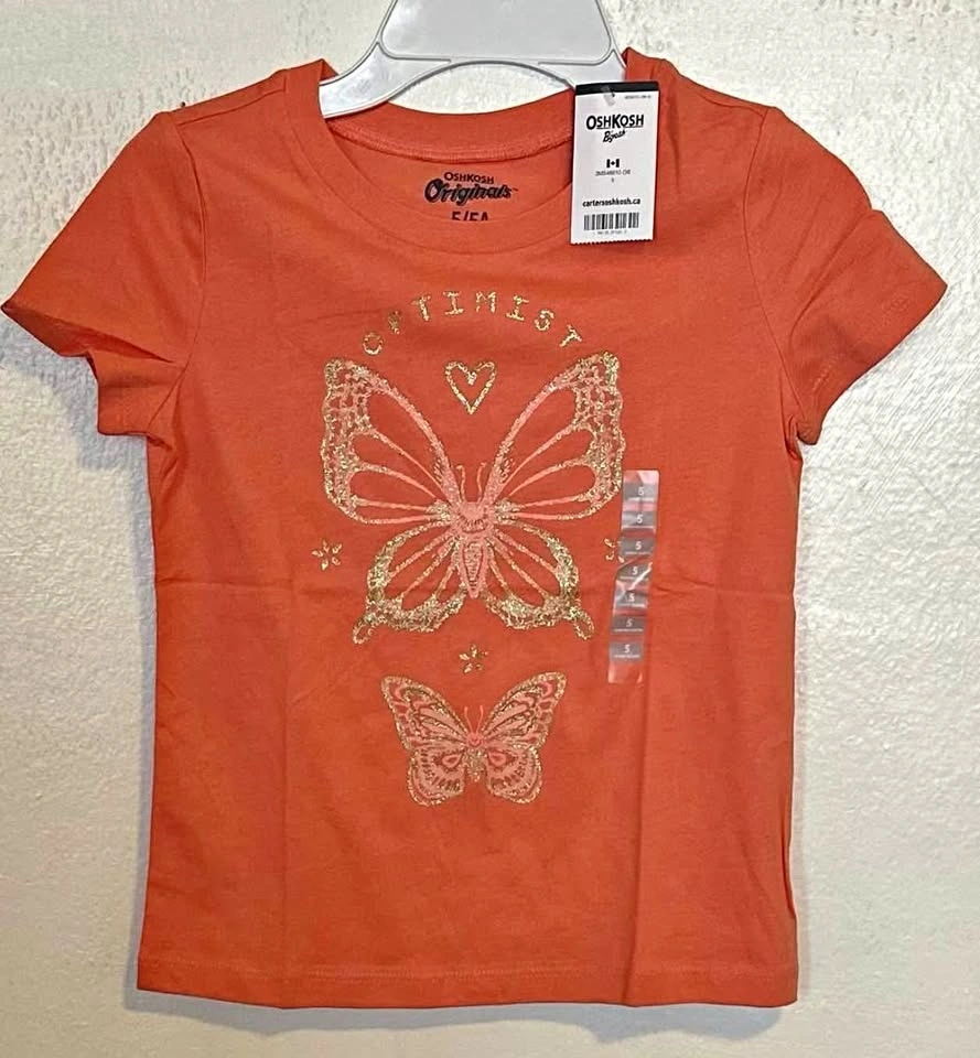GIRLS TSHIRT SIZE:5T PRICE:$15